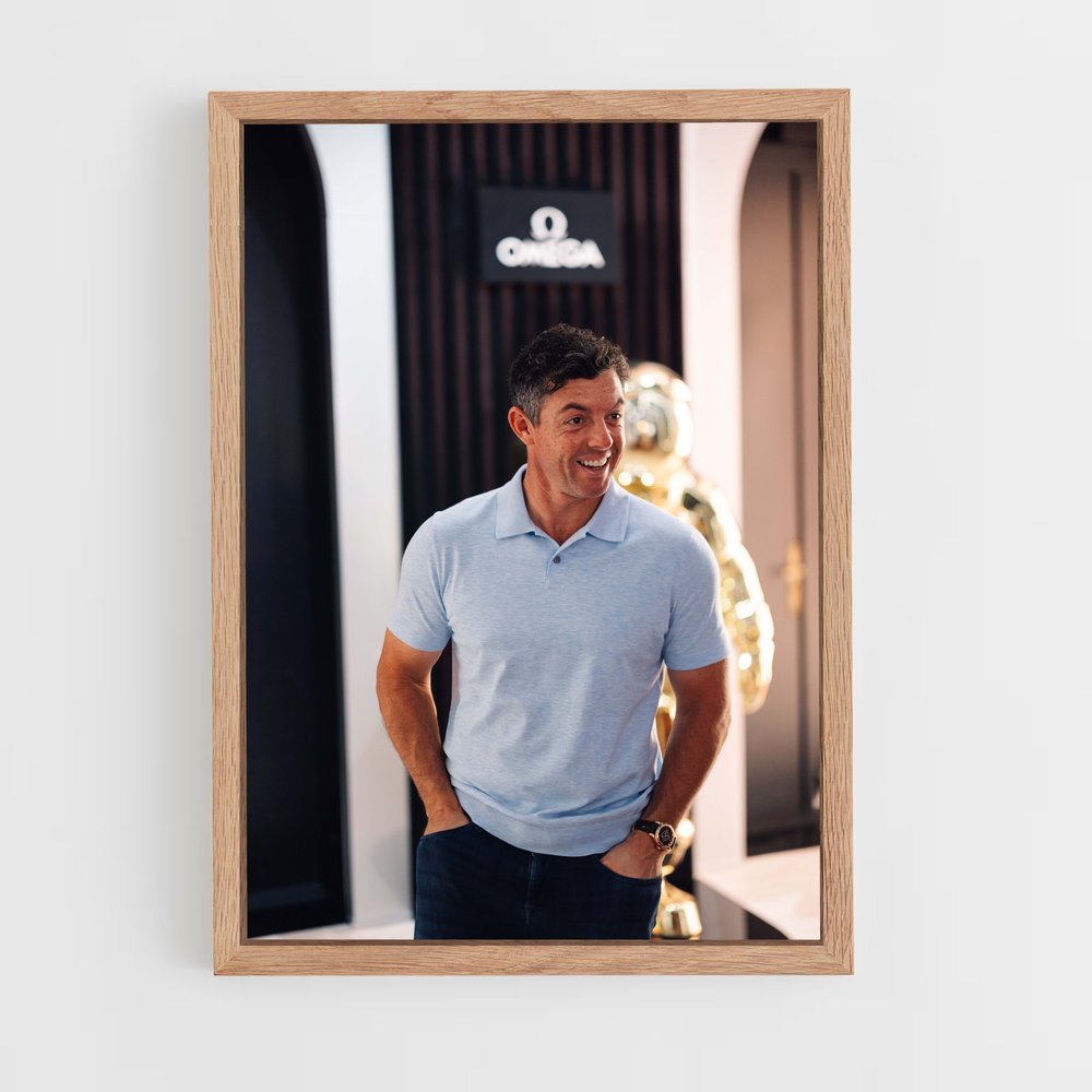 ap-rory mcilroy-4 cadre Bois clair
