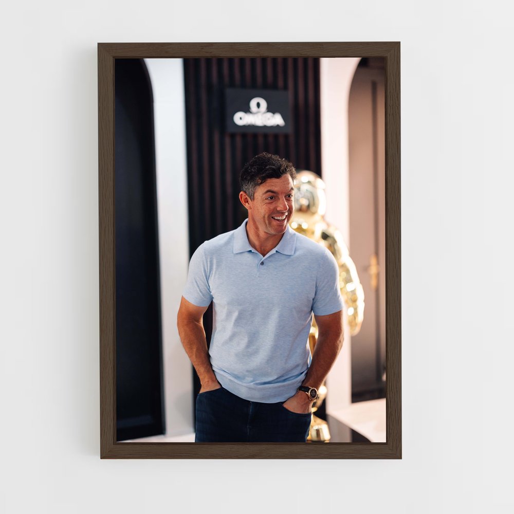 ap-rory mcilroy-4 cadre Bois foncé