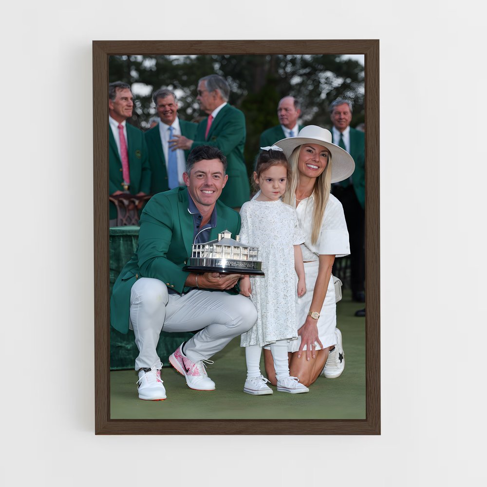 ap-rory mcilroy-5 cadre Bois foncé