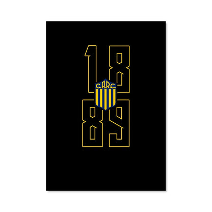 Poster Rosario Central: L'Emblème du Ciel et de l'Océan