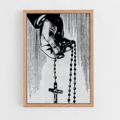 ap-rosary-6 cadre Bois clair
