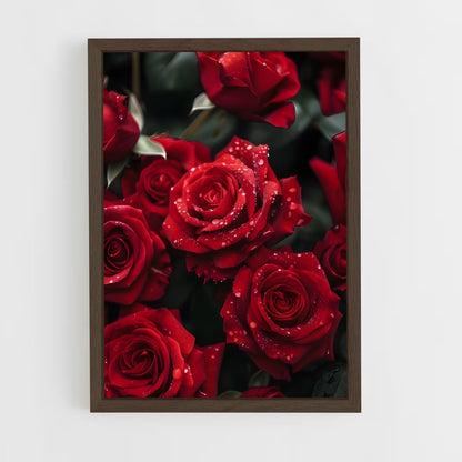 ap-rose-29 cadre Bois foncé