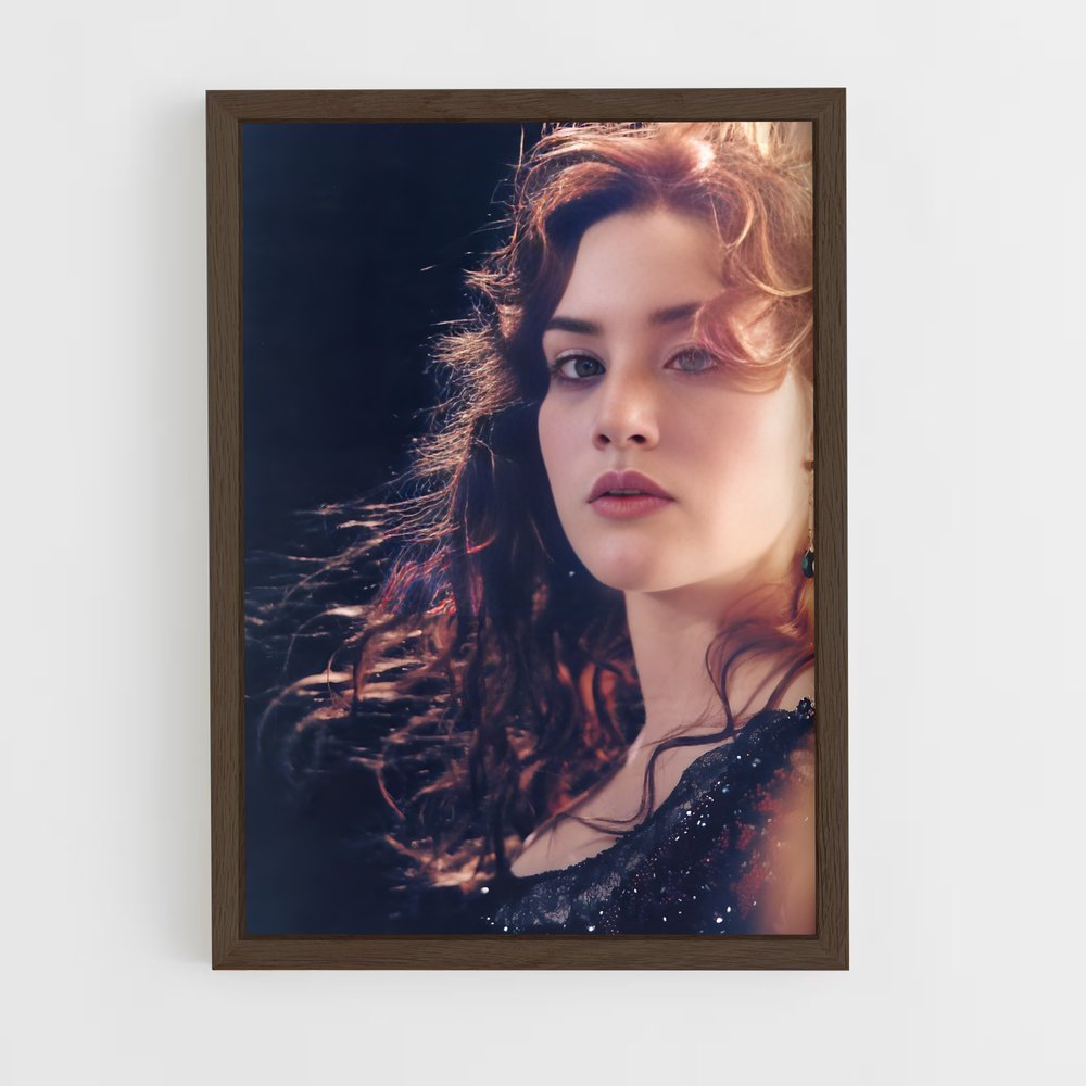 ap-rose dewitt bukater-3 cadre Bois foncé