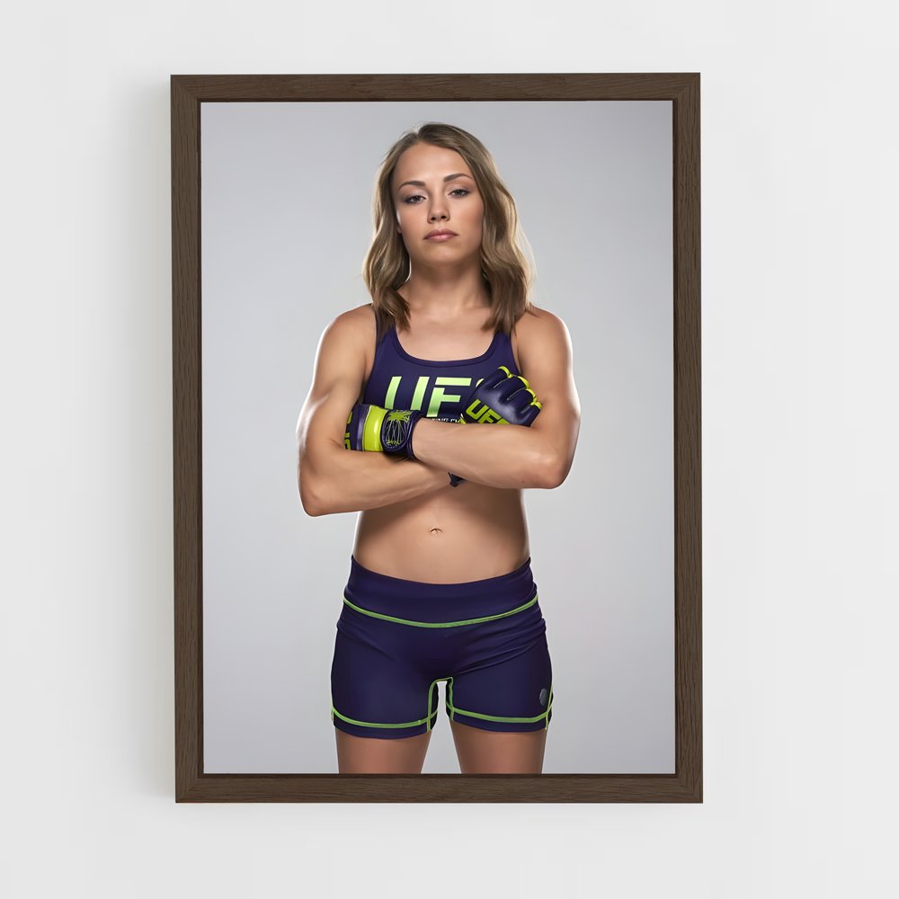 ap-rose namajunas-2 cadre Bois foncé