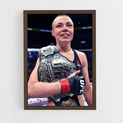 ap-rose namajunas-3 cadre Bois foncé
