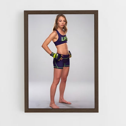 ap-rose namajunas-6 cadre Bois foncé