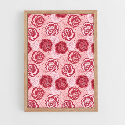 ap-rose patterns-4 cadre Bois clair