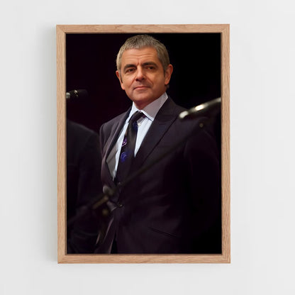 ap-rowan atkinson-4 cadre Bois clair