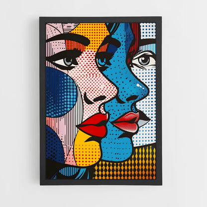ap-roy lichtenstein-3 cadre Noir