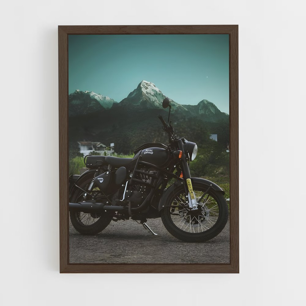 ap-royal enfield-6 cadre Bois foncé