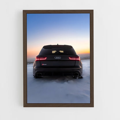 ap-rs6 c7-1 cadre Bois foncé