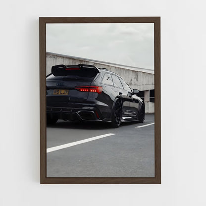 ap-rs6 c8 avant-2 cadre Bois foncé