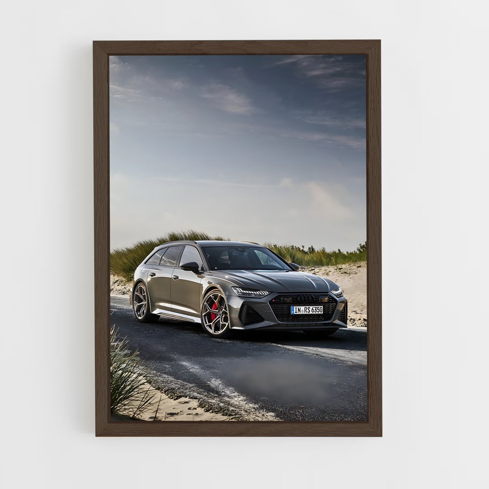 ap-rs6 c8 avant-3 cadre Bois foncé