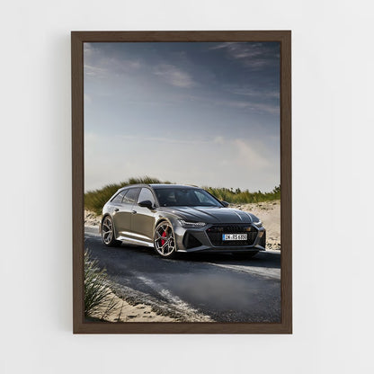 ap-rs6 c8 avant-3 cadre Bois foncé