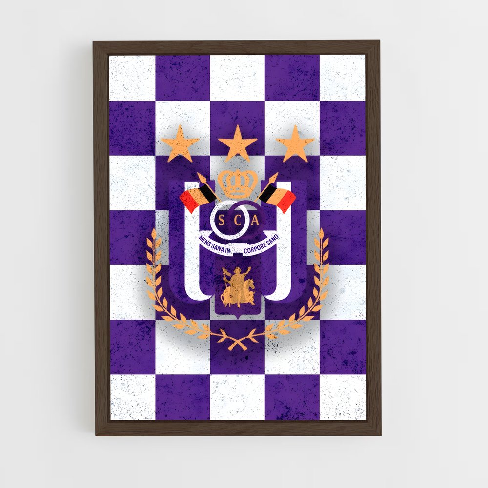 ap-rsc anderlecht-10 cadre Bois foncé