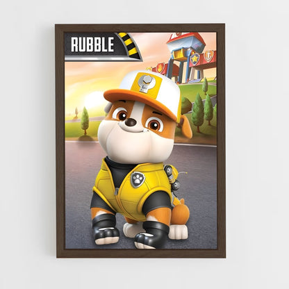 ap-rubble-3 cadre Bois foncé