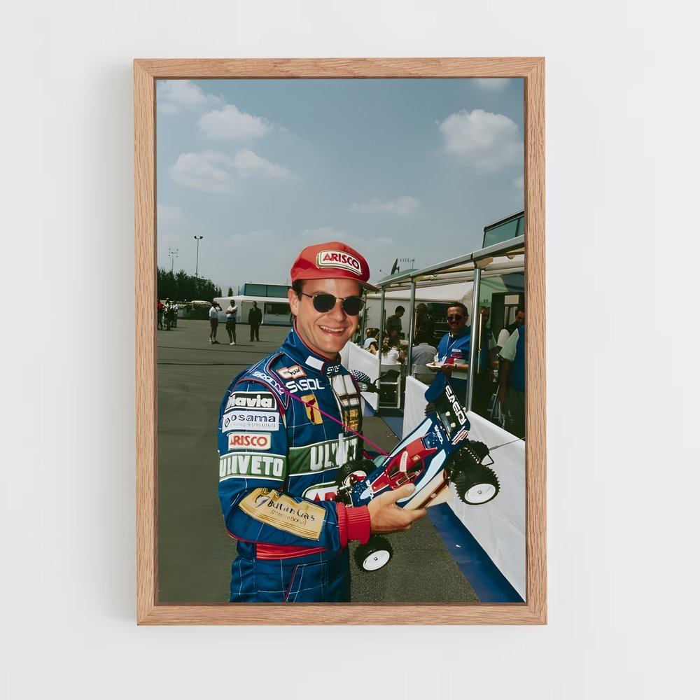 ap-rubens barrichello-5 cadre Bois clair