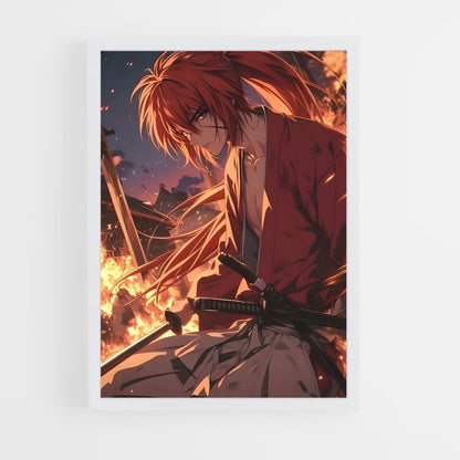 ap-rurouni kenshin-1 cadre Blanc