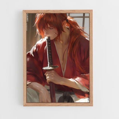 ap-rurouni kenshin-3 cadre Bois clair