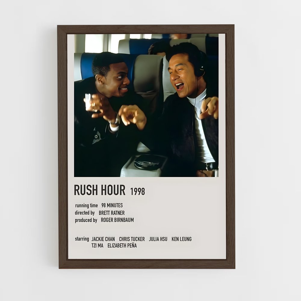 ap-rush hour-3 cadre Bois foncé