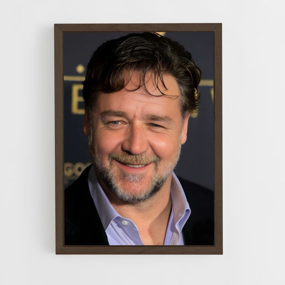 ap-russell crowe-2 cadre Bois foncé