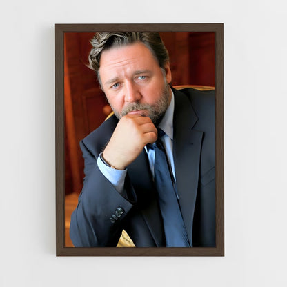 ap-russell crowe-5 cadre Bois foncé