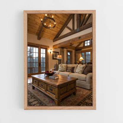 ap-rustic-10 cadre Bois clair