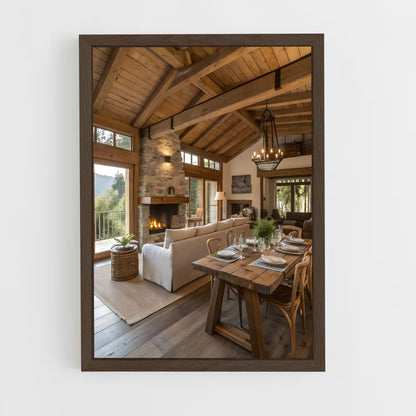 ap-rustic-11 cadre Bois foncé