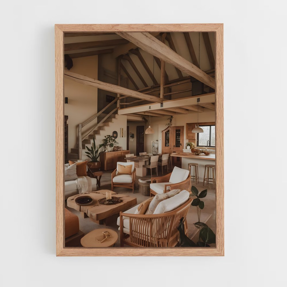ap-rustic-15 cadre Bois clair