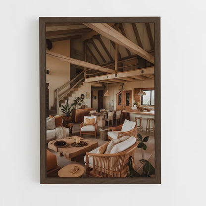 ap-rustic-15 cadre Bois foncé