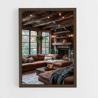 ap-rustic-16 cadre Bois foncé