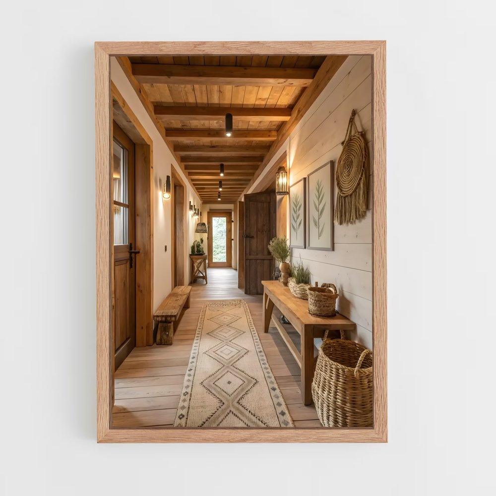 ap-rustic-19 cadre Bois clair
