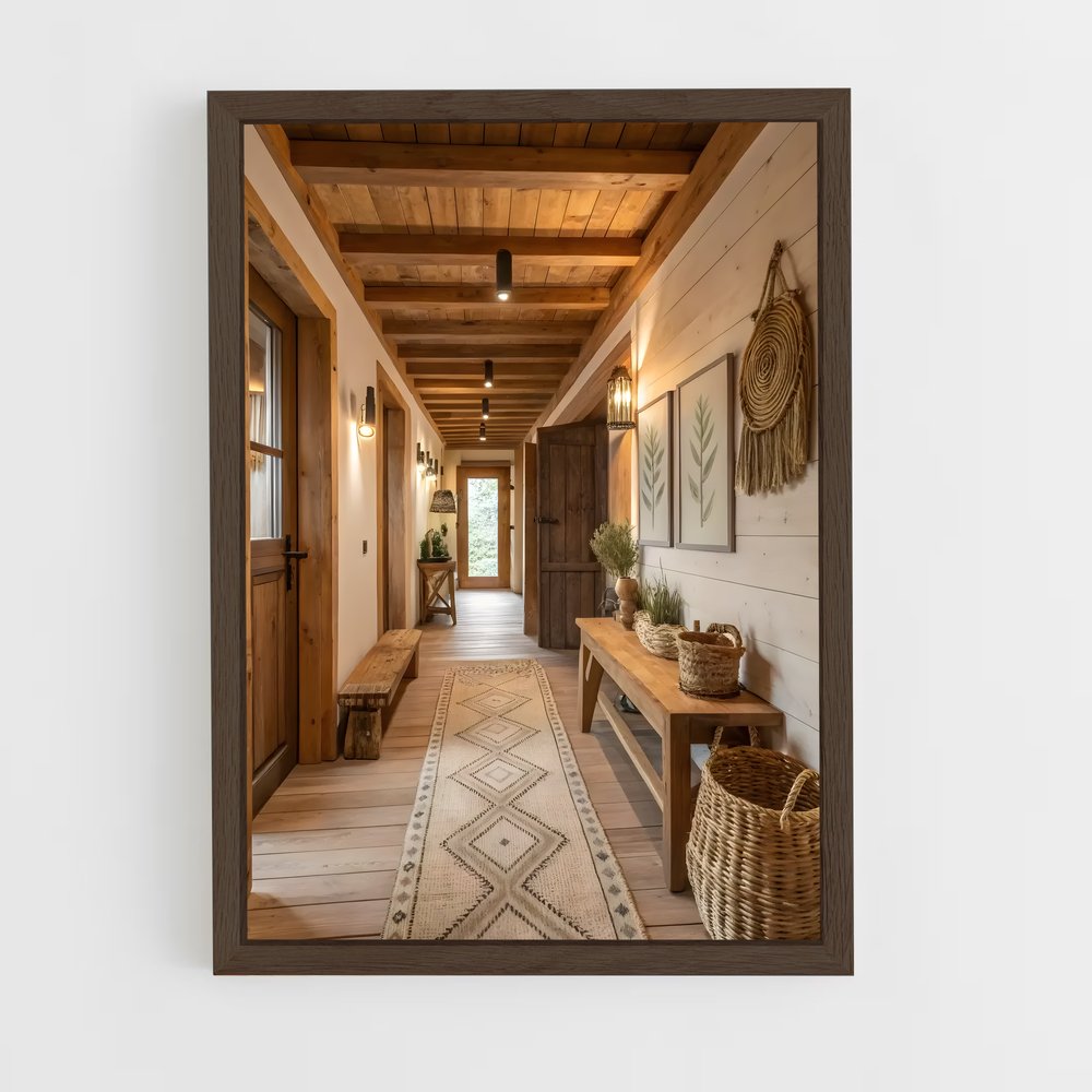 ap-rustic-19 cadre Bois foncé
