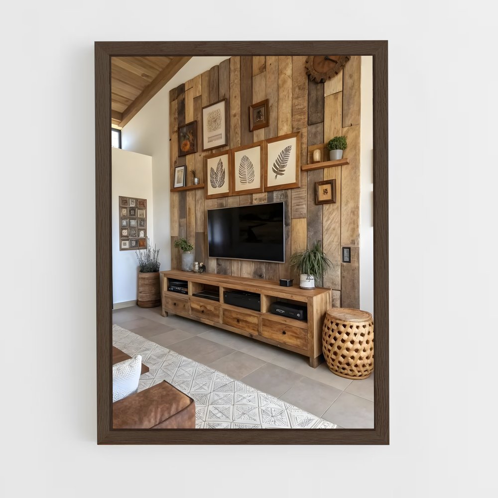 ap-rustic-20 cadre Bois foncé