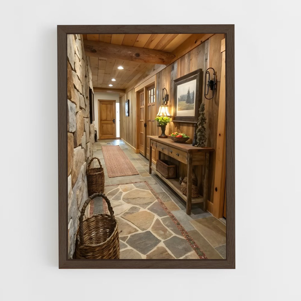 ap-rustic-22 cadre Bois foncé