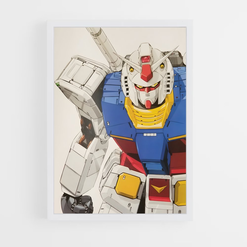 ap-rx78 gundam-1 cadre Blanc