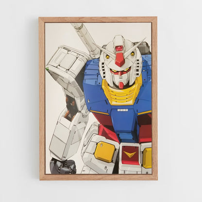 ap-rx78 gundam-1 cadre Bois clair