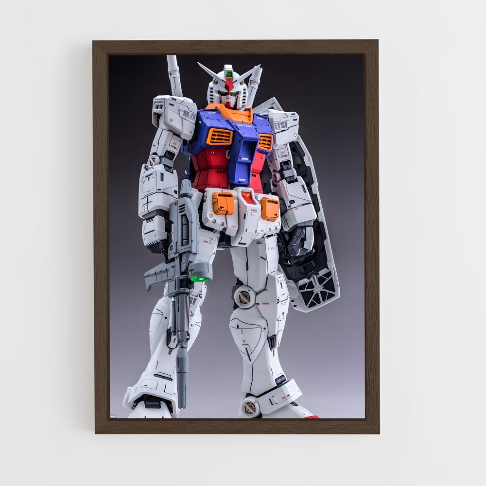 ap-rx78 gundam-2 cadre Bois foncé