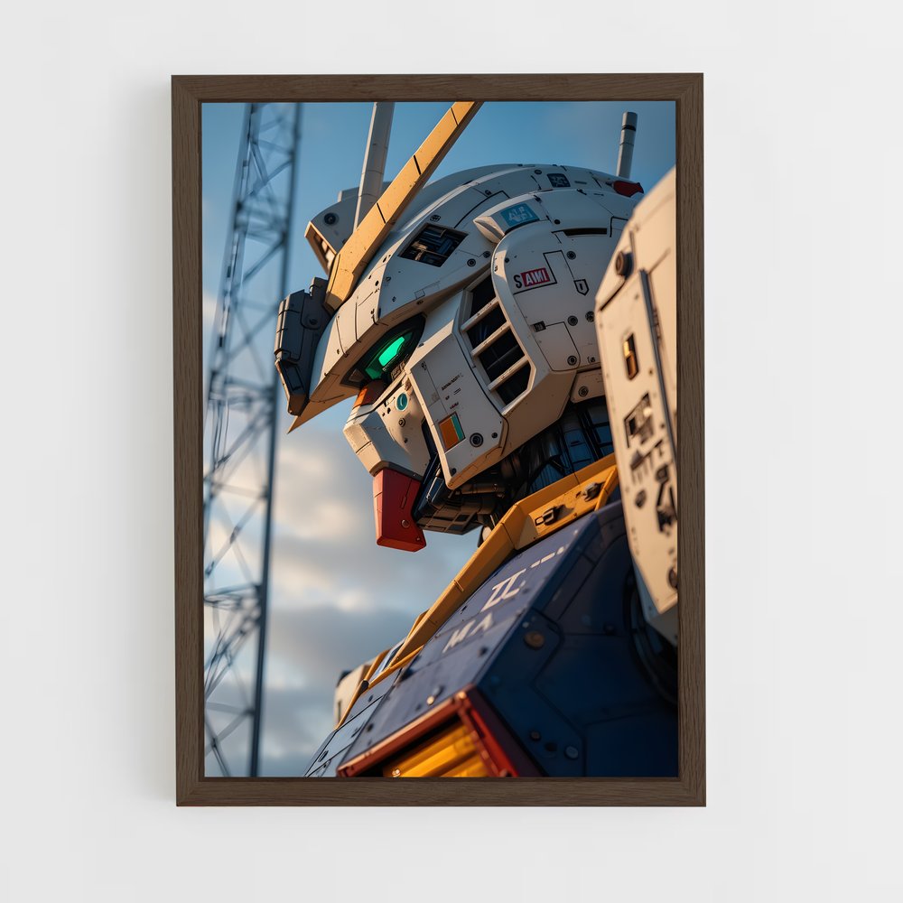 ap-rx78 gundam-3 cadre Bois foncé