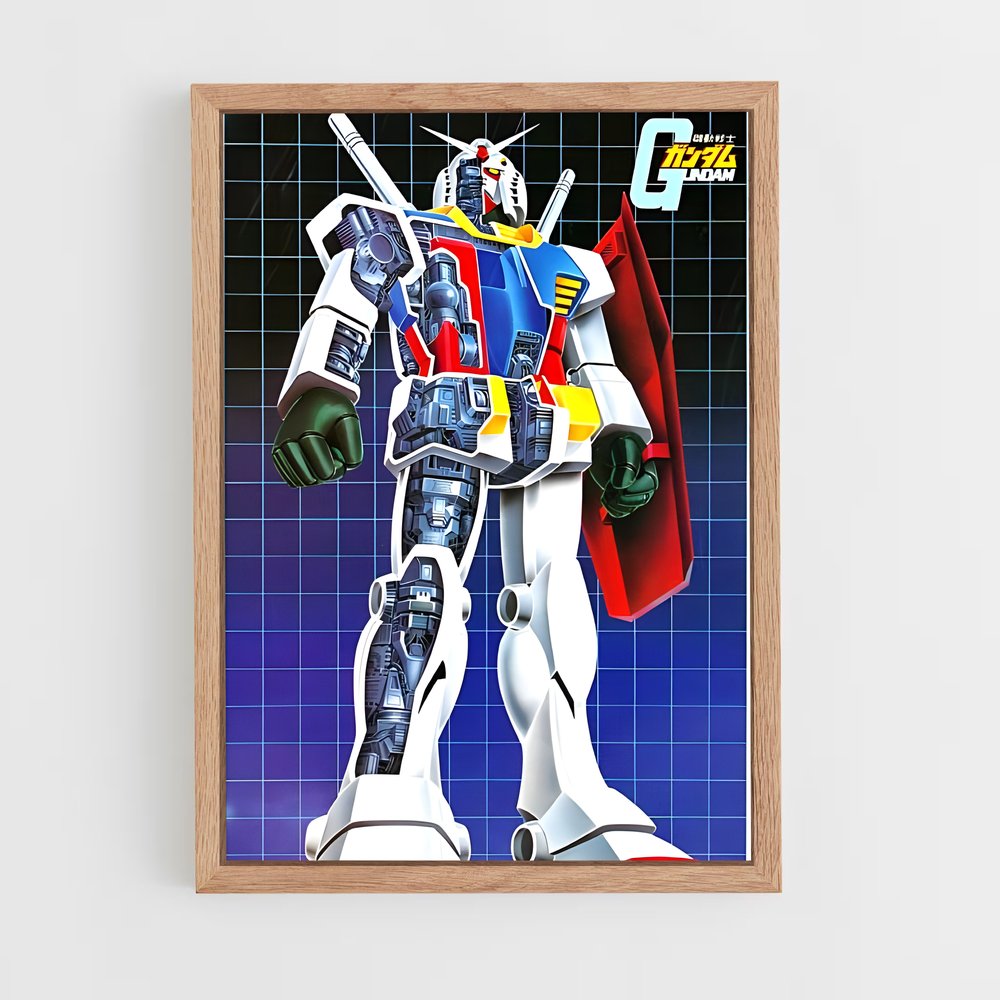 ap-rx78 gundam-6 cadre Bois clair