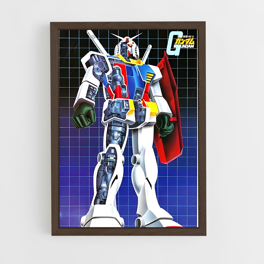 ap-rx78 gundam-6 cadre Bois foncé
