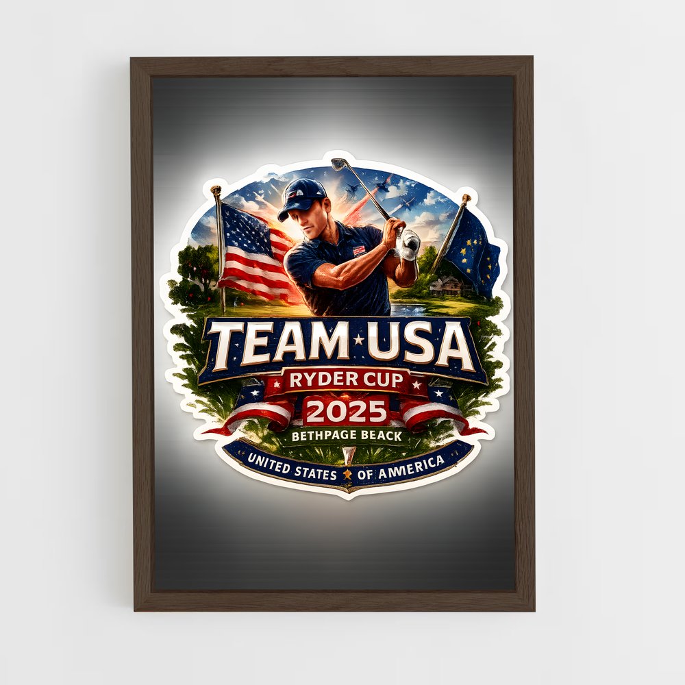 ap-ryder cup-3 cadre Bois foncé
