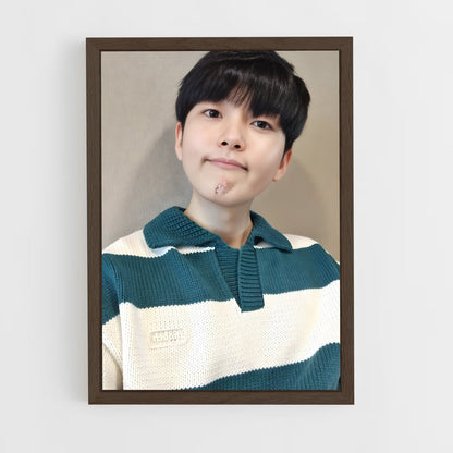 ap-ryeowook-7 cadre Bois foncé