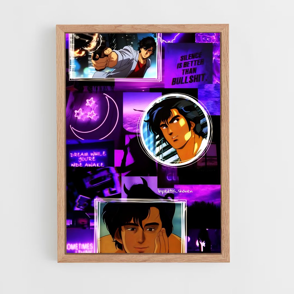 ap-ryo saeba-5 cadre Bois clair