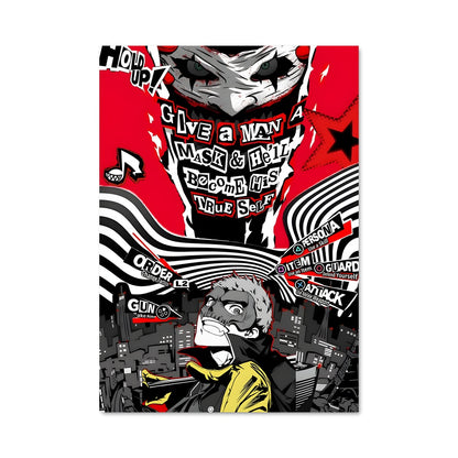 Poster Ryuji en Rouge