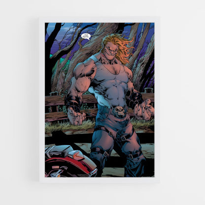 ap-sabretooth x-men-4 cadre Blanc