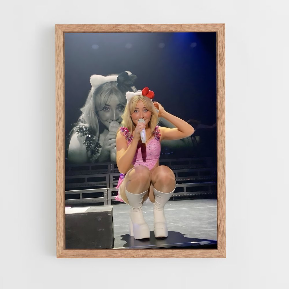 ap-sabrina carpenter-5 cadre Bois clair