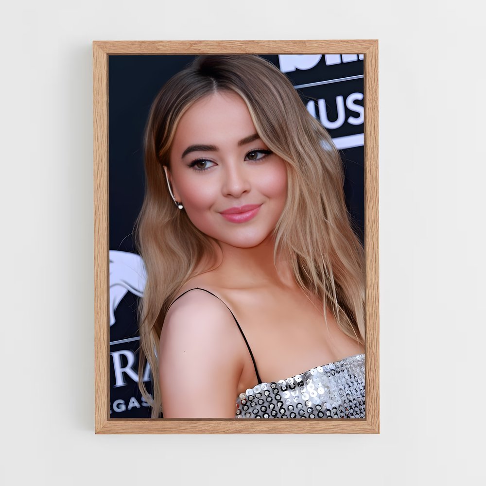 ap-sabrina carpenter-7 cadre Bois clair