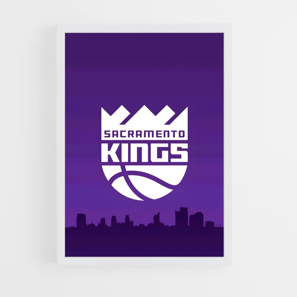 ap-sacramento kings-16 cadre Blanc