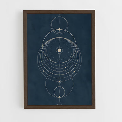 ap-sacred geometry-3 cadre Bois foncé
